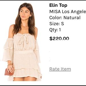 Revolve off the shoulder top